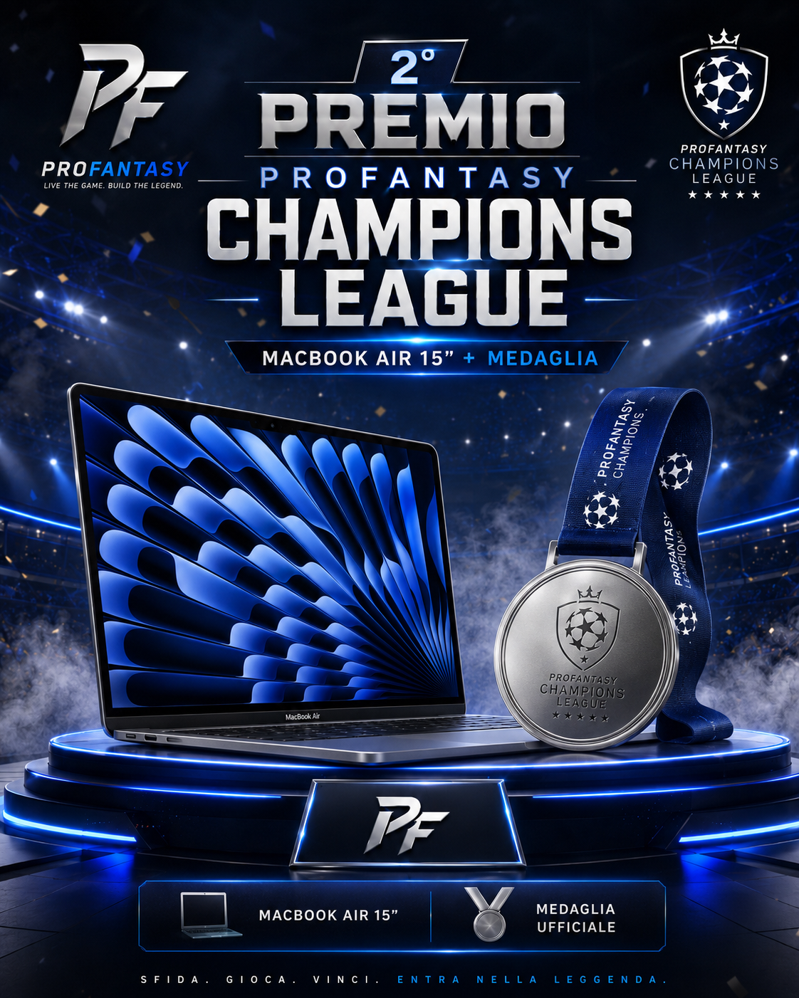 MacBook Air 15 pollici, secondo premio Champions League